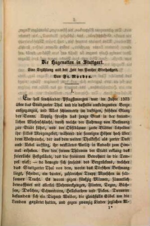 Vorzeit und Gegenwart : Historisch-romantische Schilderungen aus Schwaben und Franken. (3 Bde in 2.), 2