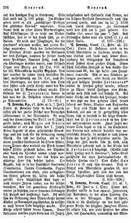 S. Severus, Ep. - S. Silvester (Sylvester), Pp. Conf.