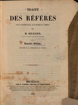 Traité des référés : tant en matière civile, qu'en matière de commerce