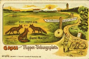 Gruss vom Truppen-Uebungsplatz