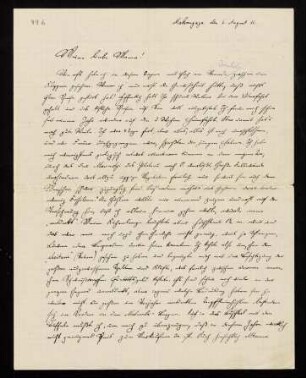 Brief an Mama, 06.08.1911, Makangaga