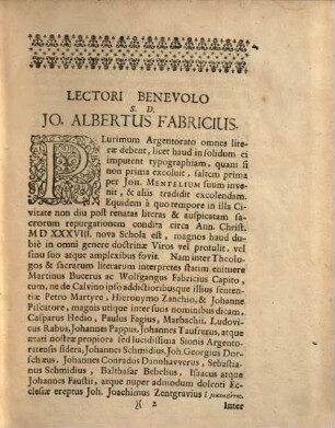 Joannis Henrici Boecleri Opera, in quatuor Tomos tributa, Historici, Politici, Moralis, Literarii Et Critici Argumenti, 1