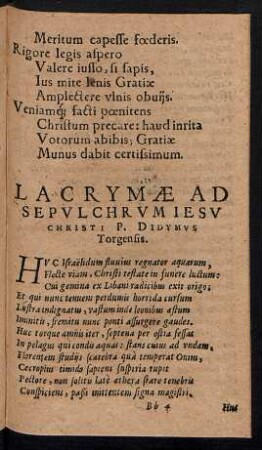 Lacrymae Ad Sepulchrum Iesu Christi ...