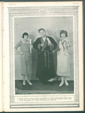 El popular Tripitas, actualmente acusado de homicidio de la artista cinematográfica Virginia Rappe