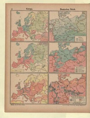 Europa (Völker, Bekenntnisse, Dichte der Bevölkerung)