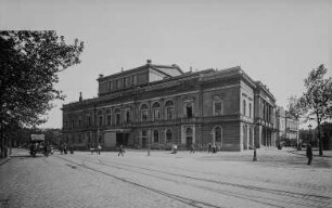 Dresden-Neustadt. Albert-Theater (1871/1873; B. Schreiber). Ansicht von Nordwesten