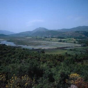 Sumpftal und Meeresbucht bei Parga (Epirus). Do 10.5.84