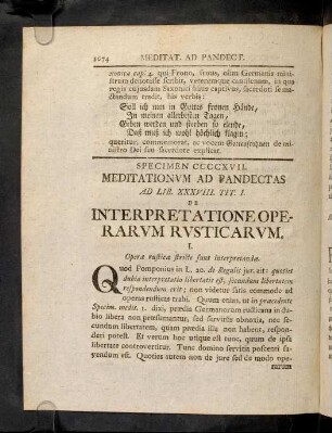 1074-1081, Sp. 417. De Interpretatione operarum ...