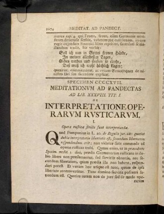 1074-1081, Sp. 417. De Interpretatione operarum ...