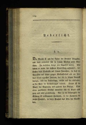 Uebersicht.