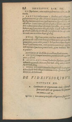 De Fideiussoribus. Titulus XX.