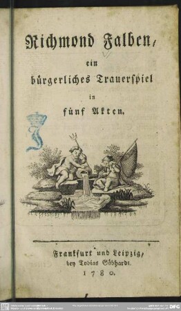 Richmond Falben : ein bürgerliches Trauerspiel in fünf Akten