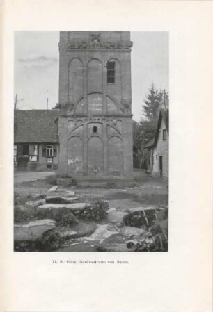 11. St. Peter, Nordwestturm von Süden