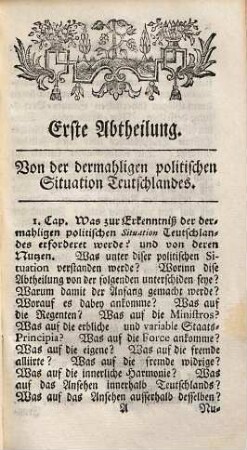 Nähere Anzeige derer Teutschen Staats-Sachen, welche in der Moserischen Staats- und Cantzley-Academie Ersten Claß abgehandelt werden