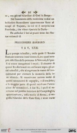 Prigioniere Barbaro Tav. CXX
