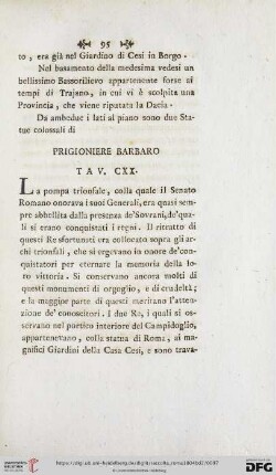 Prigioniere Barbaro Tav. CXX