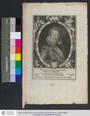 Philippvs, Dei Gratia, Comes In Ötingen, Ætatis Svæ LI. Anno Domini MDCXXI. / L. Kilian scalps. et excud. ; Iohan Creützfelter pinxit