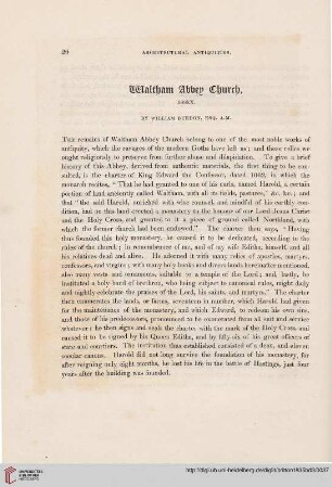 Waltham Abbey Church
