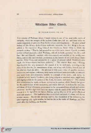 Waltham Abbey Church