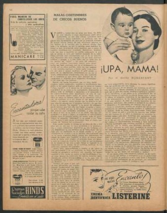 Malas costumbres de chicos buenos : ¡Upa, Mama!