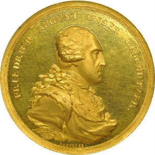 Kurfürst Friedrich August I. - Preismedaille der Leipziger Ökonomische Gesellschaft
