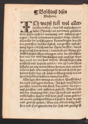 Beschluß dises Büchlins.