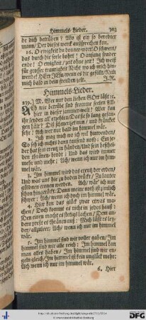 Himmels-Lieder.