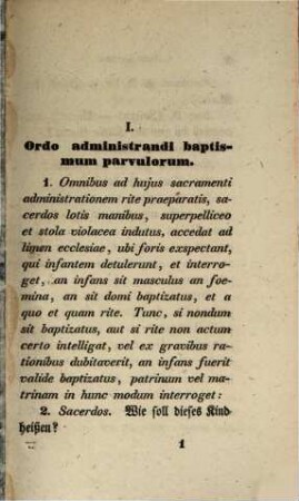 Manuale administrantium sacramenta aliaque munia pastoralia obeuntium in Archidioecesi Monaco-Frisingensi : jussu et auctoritate ... Caroli Augusti Archiepiscopi Monacensis et Frisingensis ... editum