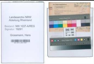 Entnazifizierung Hans Grossmann , geb. 00.00.0000 ()
