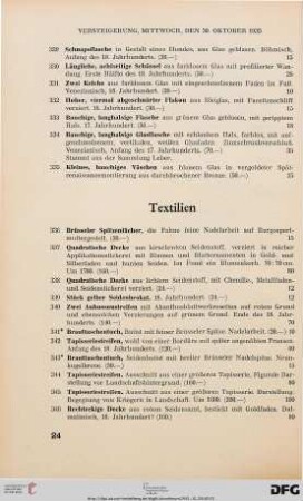 Textilien (Nr. 336-357)