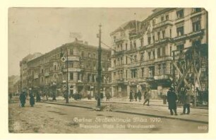 Novemberrevolution: "Berliner Straßenkämpfe März 1919. Alexanderplatz Ecke Prenzlauerstr."