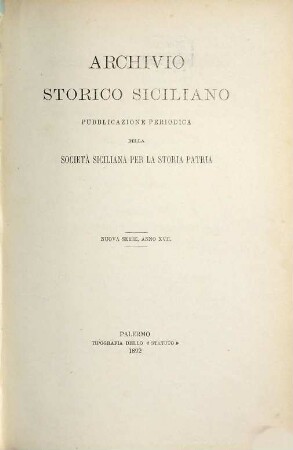 Archivio storico siciliano. 17. 1892