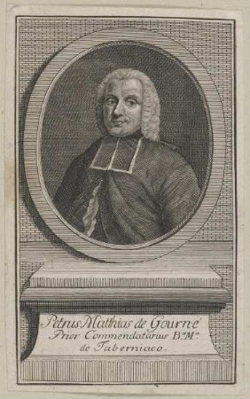 Bildnis des Petrus Matthias de Gourné