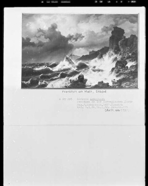 Seesturm an der norwegischen Küste