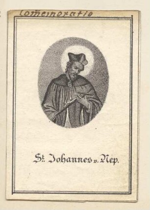 "St. Johannes v. Nep." (kleines Andachtsbild)