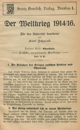Teil 3: Oberstufe