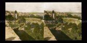 Blick über Vorort Chichli zum Goldenen Horn, Istanbul