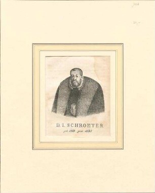 Porträt Johannes von Schroeter
