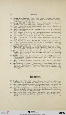 Böhmen (Nr. 975-1045)