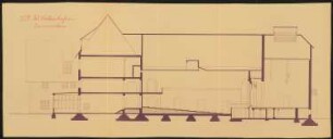 Stadttheater, Wilhelmshaven: Längsschnitt 1:100