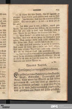 Fortsetzung der vorigen Betrachtung. Von der Bekehrung.