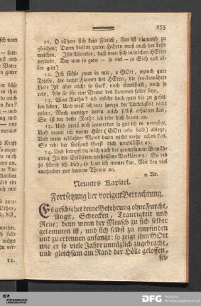 Fortsetzung der vorigen Betrachtung. Von der Bekehrung.