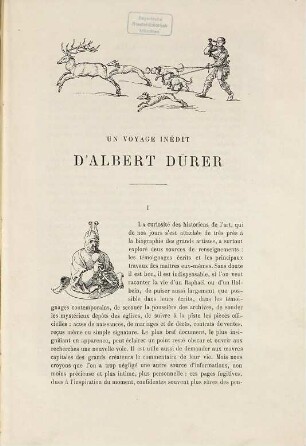 Un voyage inédit d'Albert Dürer : [Albrecht Dürer]