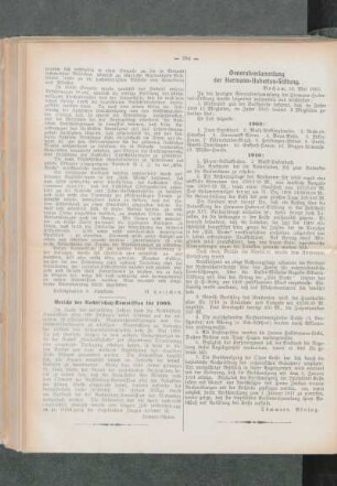 Bericht der Rechtsschutz-Kommission für 1909