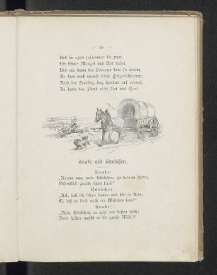Knabe und Hündchen.