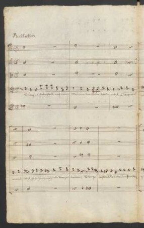 Recitativ: So lang, o Vaterstadt