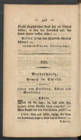 XXI. Braunschweig. Gemach im Schlosse