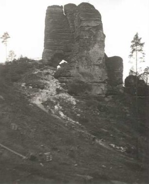 Elbsandsteingebirge. Talwächter bei Rathen