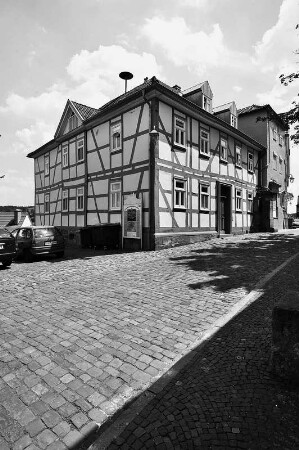 Sog. Torhaus oder Wacht (Fachwerkhaus); Schlitz, Hindenburgstraße 6