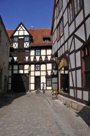 Quedlinburg - Gasse Hölle : In der Gasse Hölle, aufgenommen in Quedlinburg am 26. April 2014. Foto Uwe Gerig
